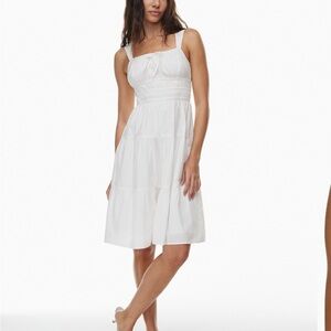 Aritzia Martine Poplin Midi Dress New without tags